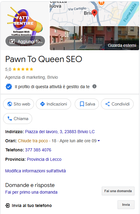SEO Locale di Pawn to Queen SEO