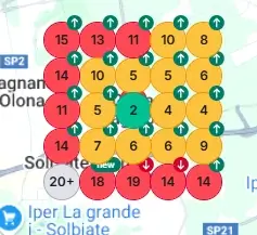 rank locale su mappa giorno 7